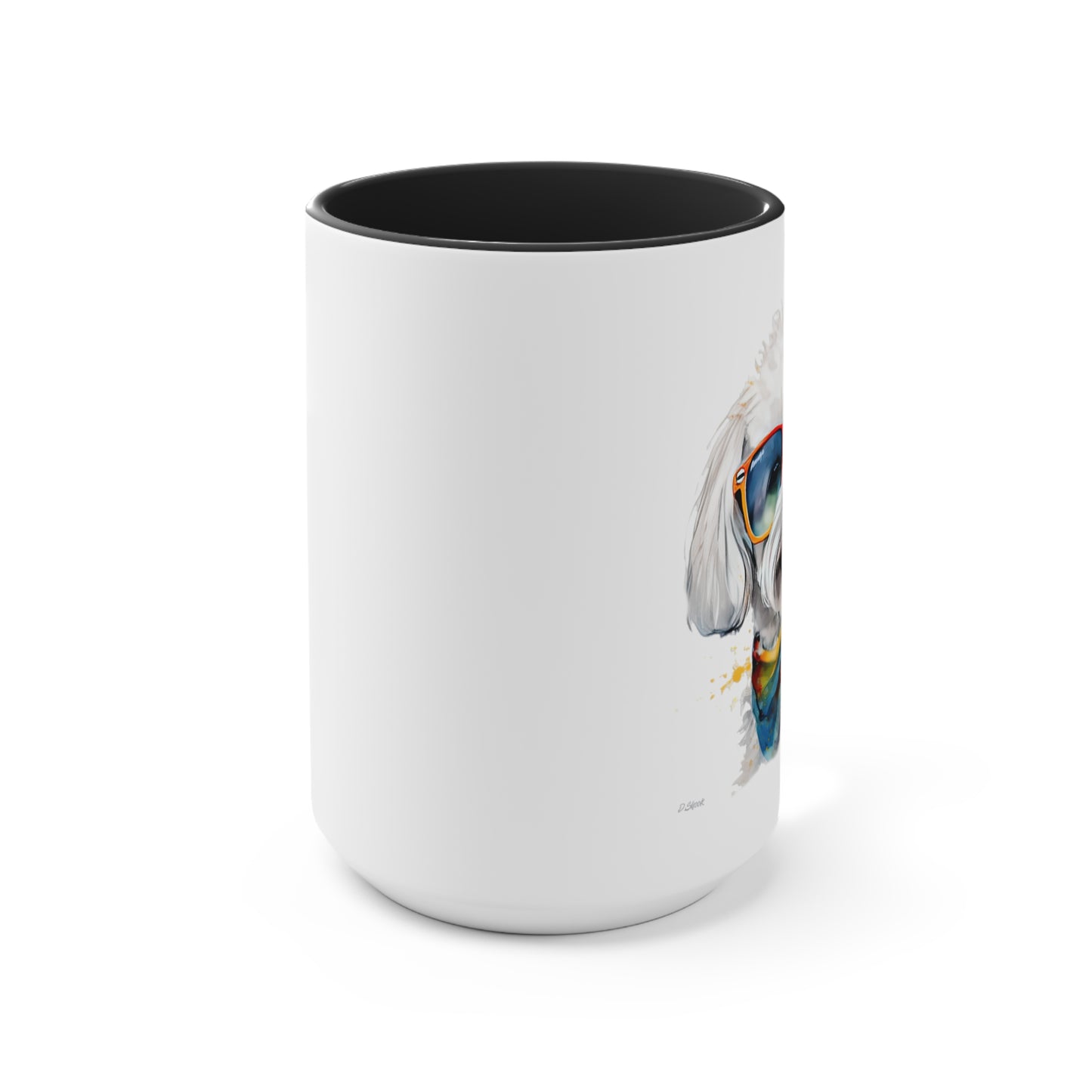 Bichon Frise 5 Accent Mugs