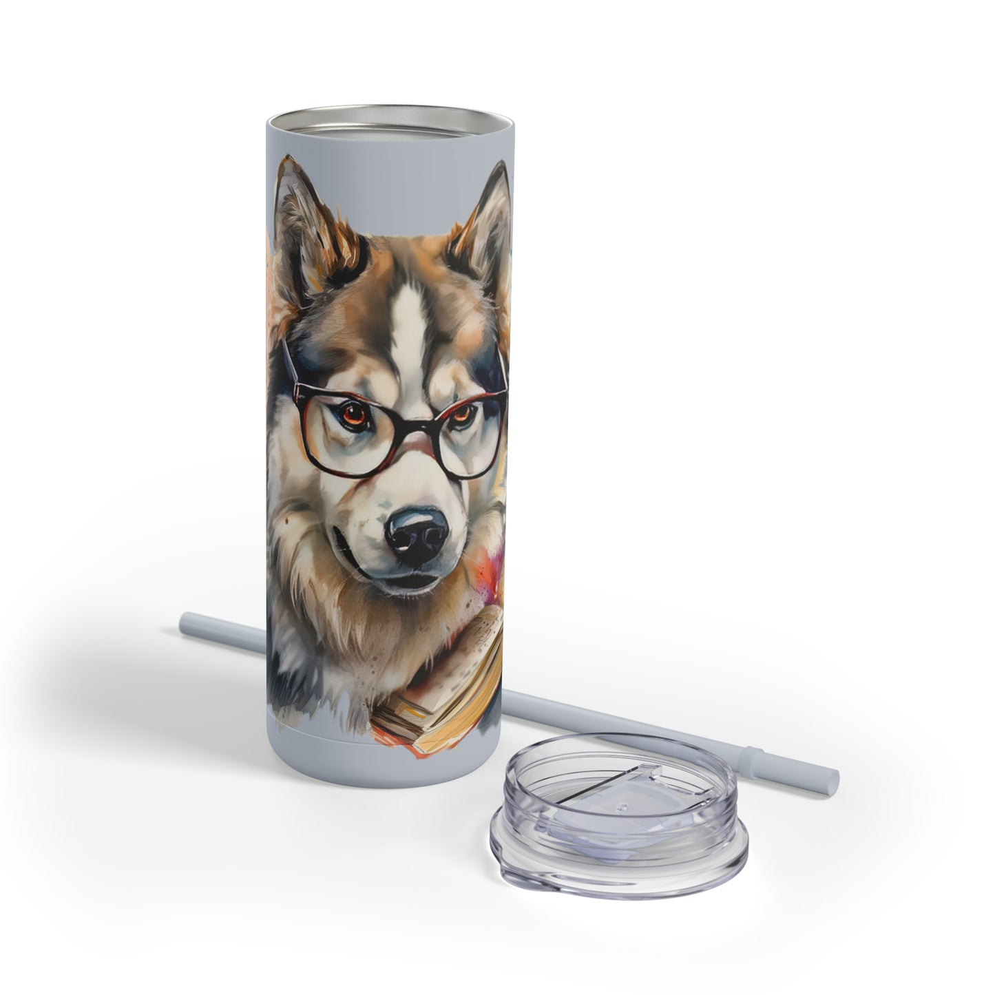Alaskan Malamute 4 Maars Maker Skinny Matte Tumbler, 20oz