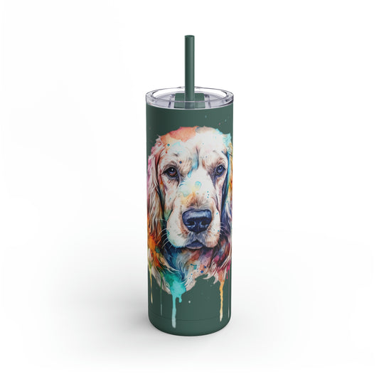 English Cocker Spaniel 1 Maars Maker Skinny Matte Tumbler, 20oz