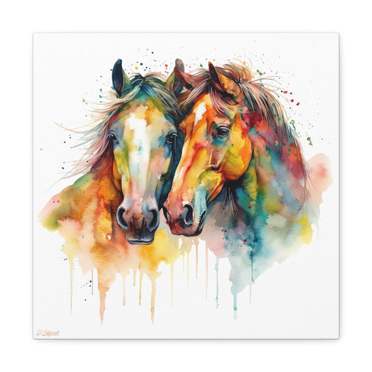 Horse Rescue 6 Canvas Gallery Wraps