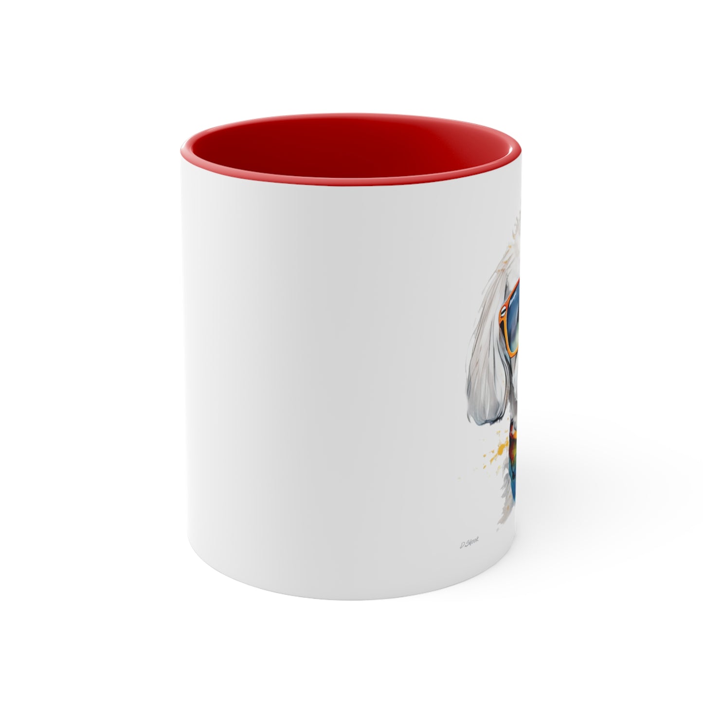 Bichon Frise 5 Accent Mugs