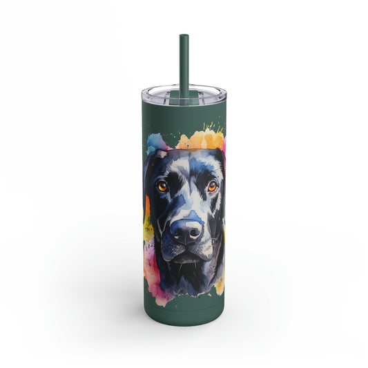 Black Lab 4 Maars Maker Skinny Matte Tumbler, 20oz