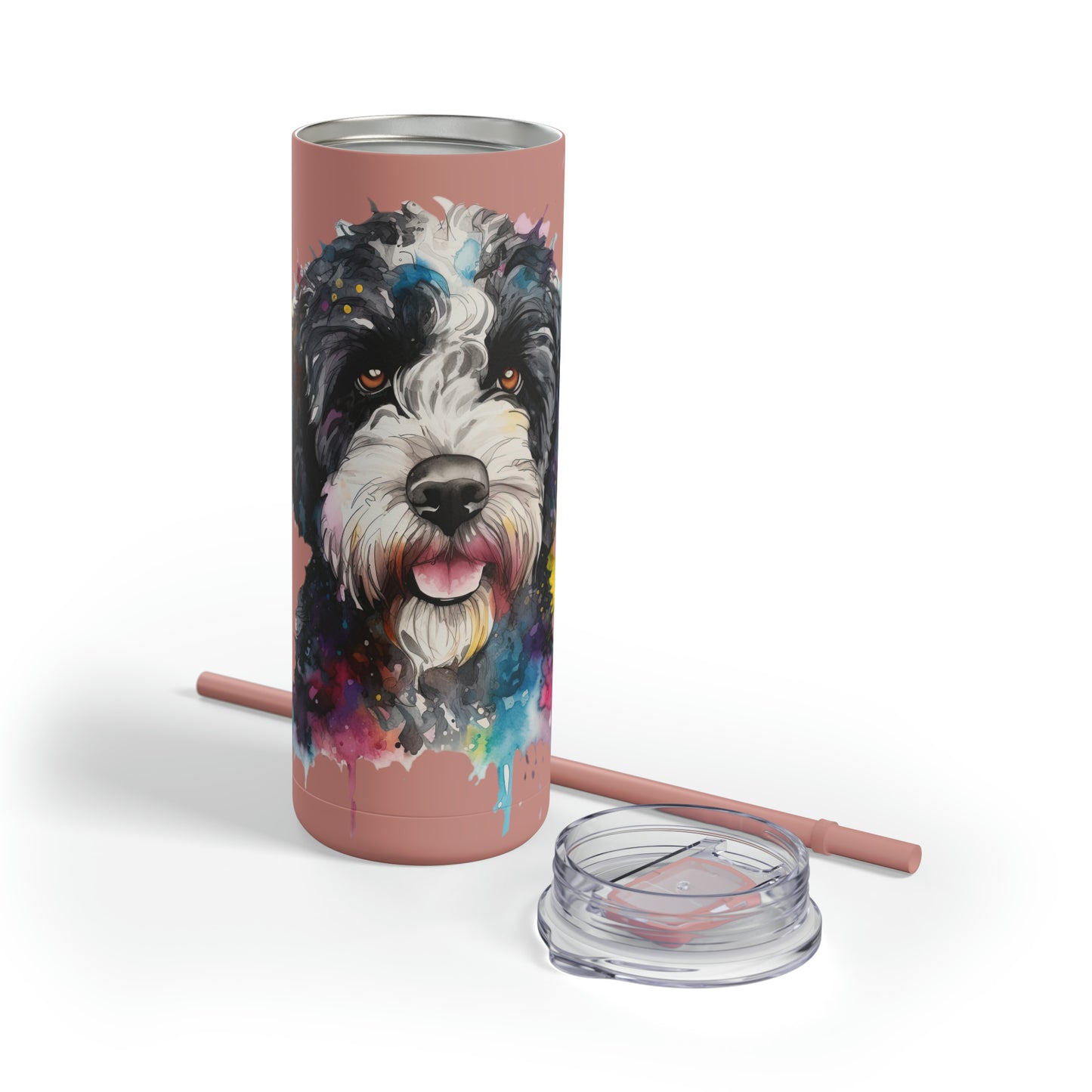 Portuguese Water Dog 1 Maars Maker Skinny Matte Tumbler, 20oz