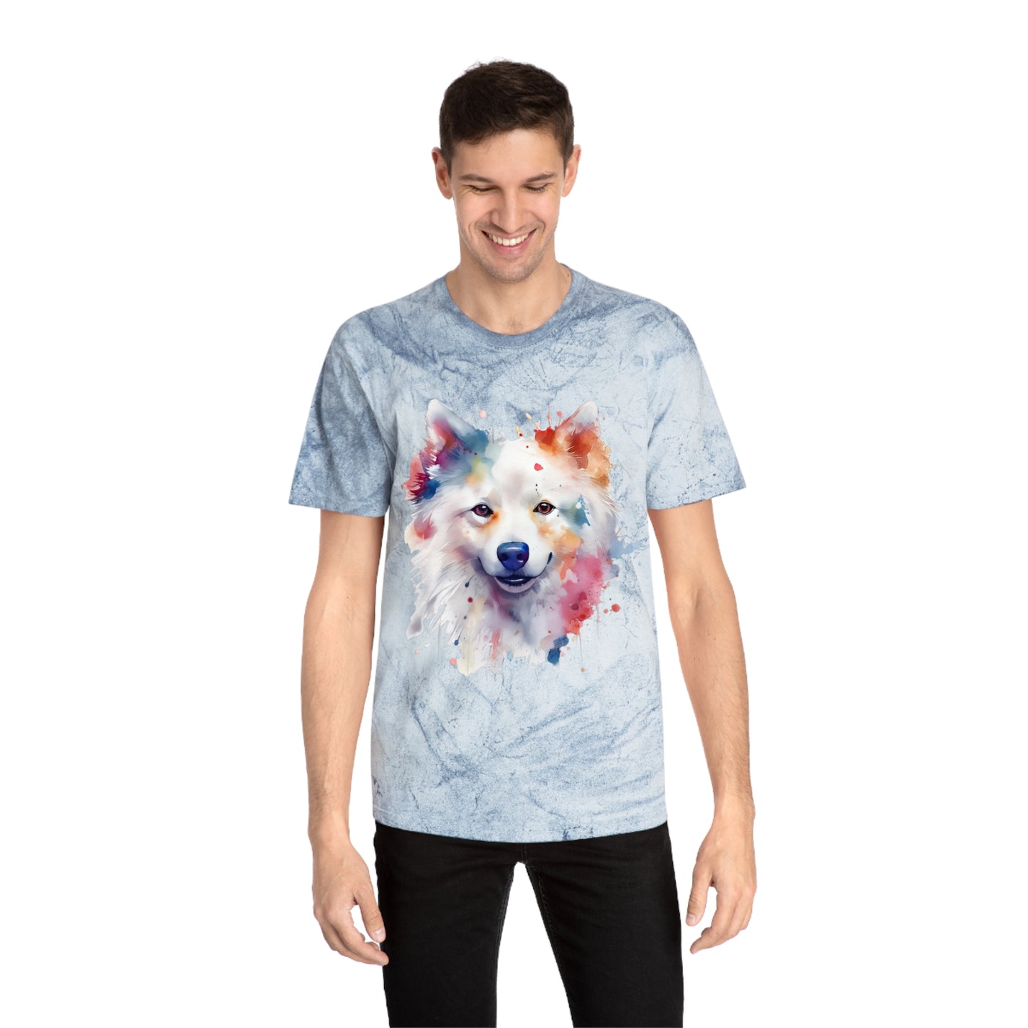 American Eskimo Dog 1 Unisex Color Blast T-Shirt