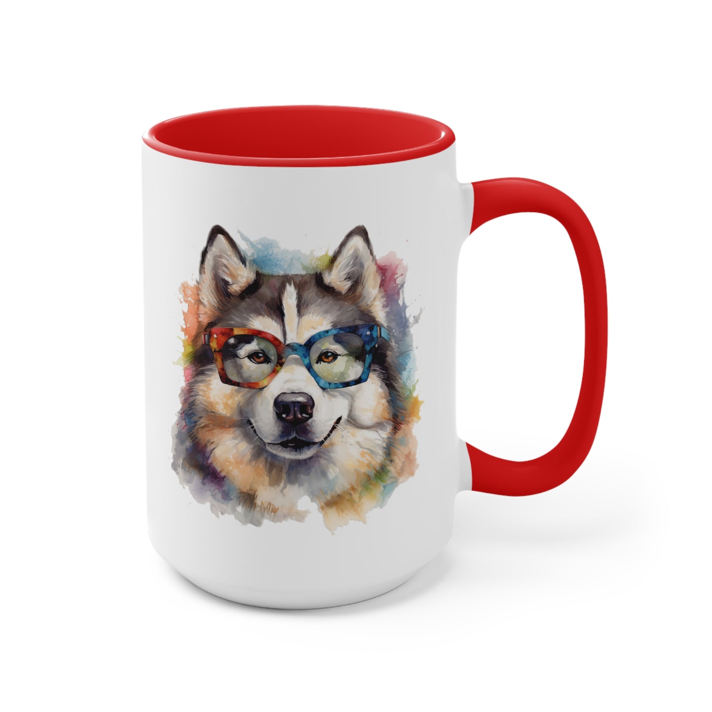 Alaskan Malamute 5 Accent Mugs