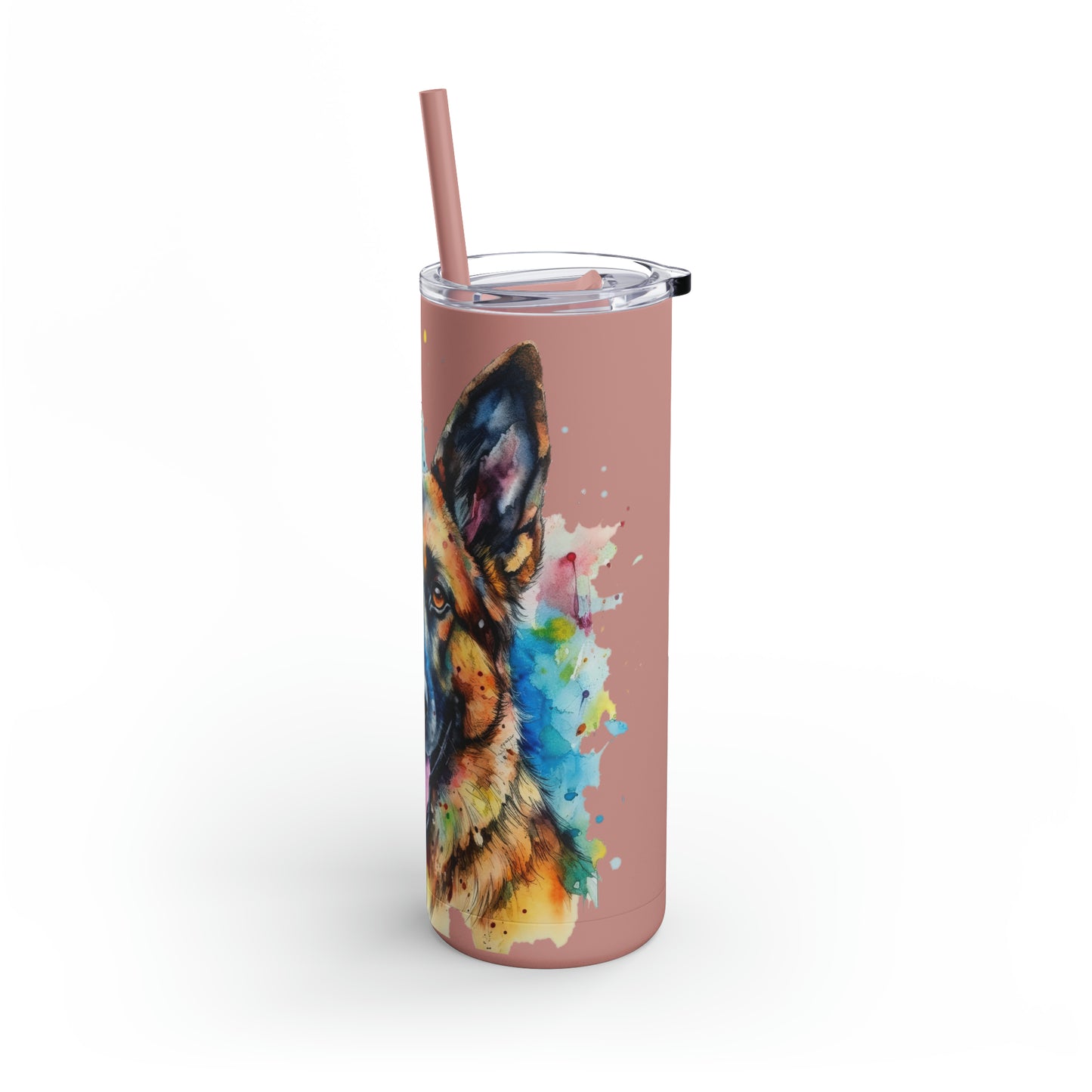 German Sheppard 1 Maars Maker Skinny Matte Tumbler, 20oz
