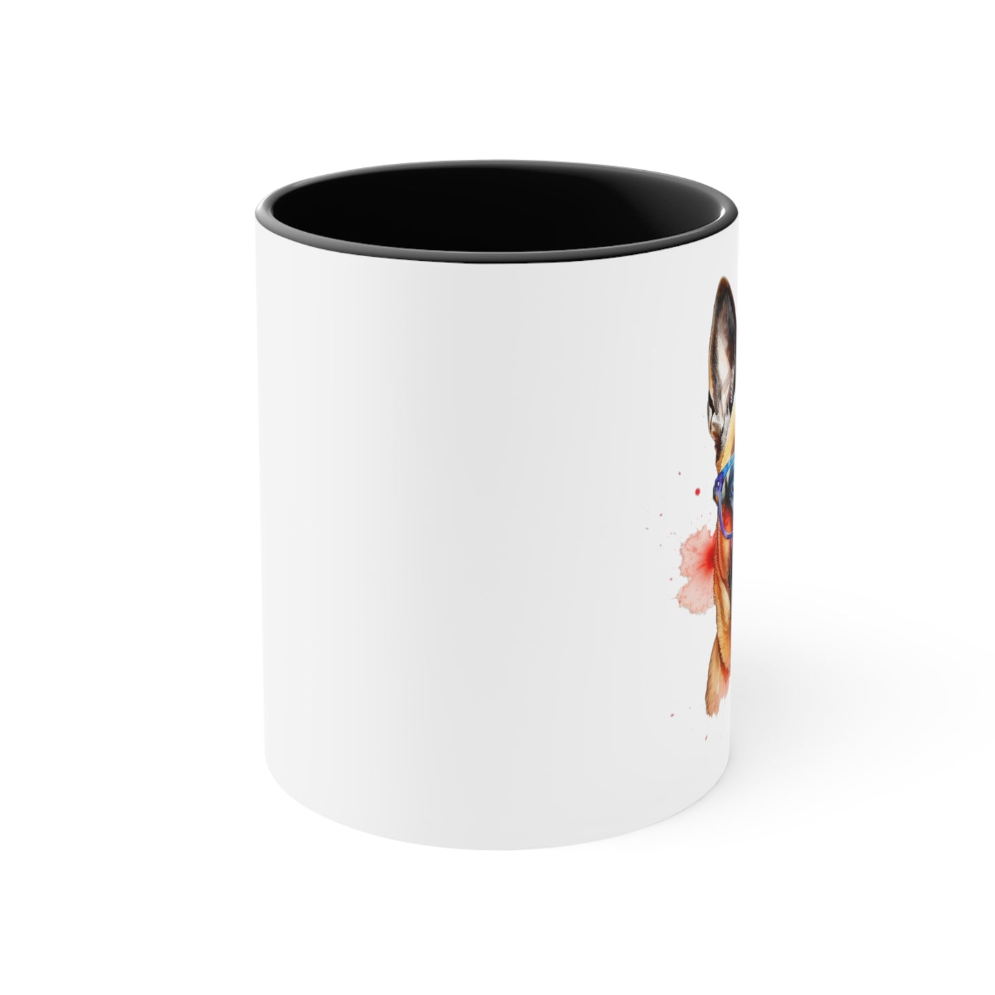 Belgium Malinois 6 Accent Mugs