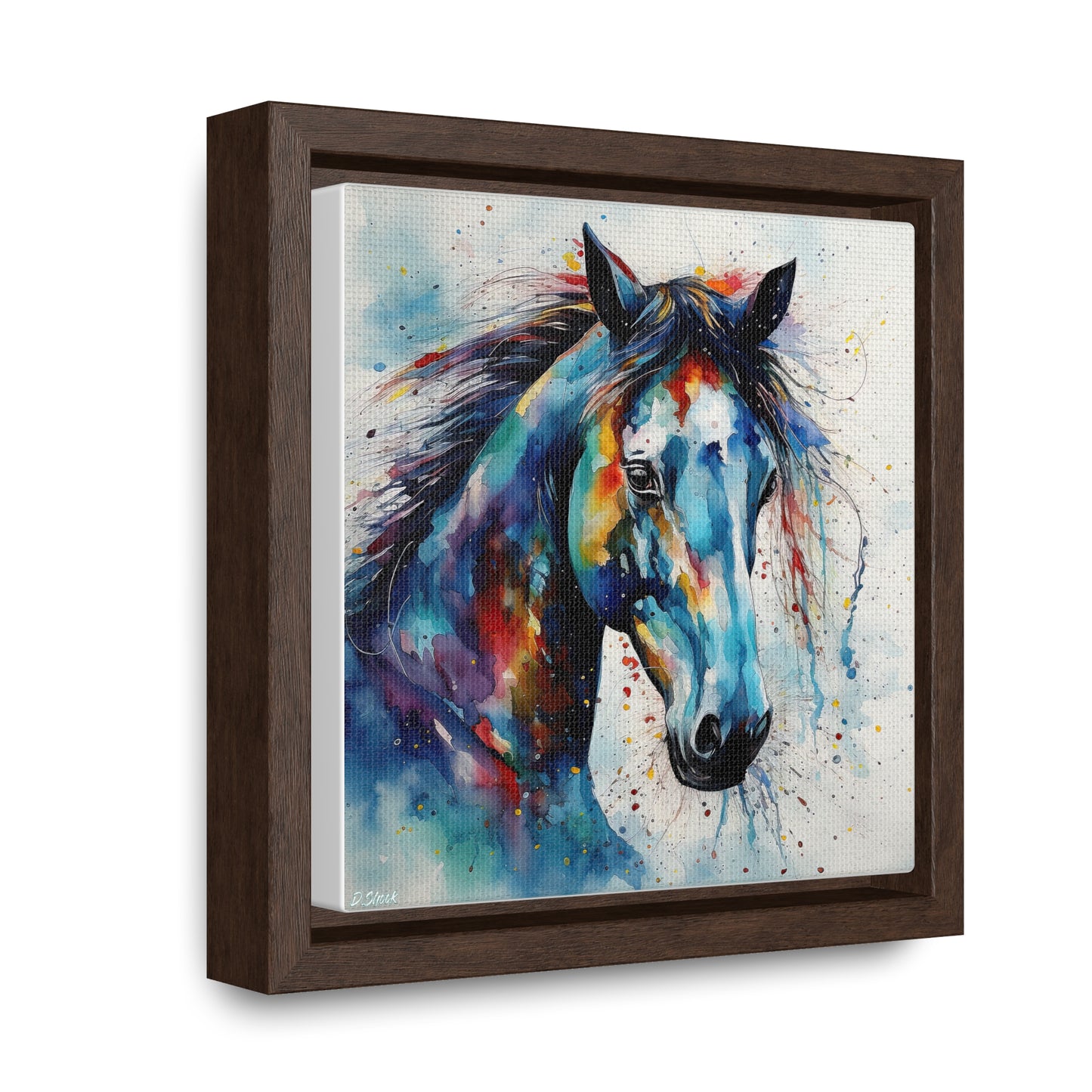 Wild Horse Gallery Canvas Wraps, Square Frame