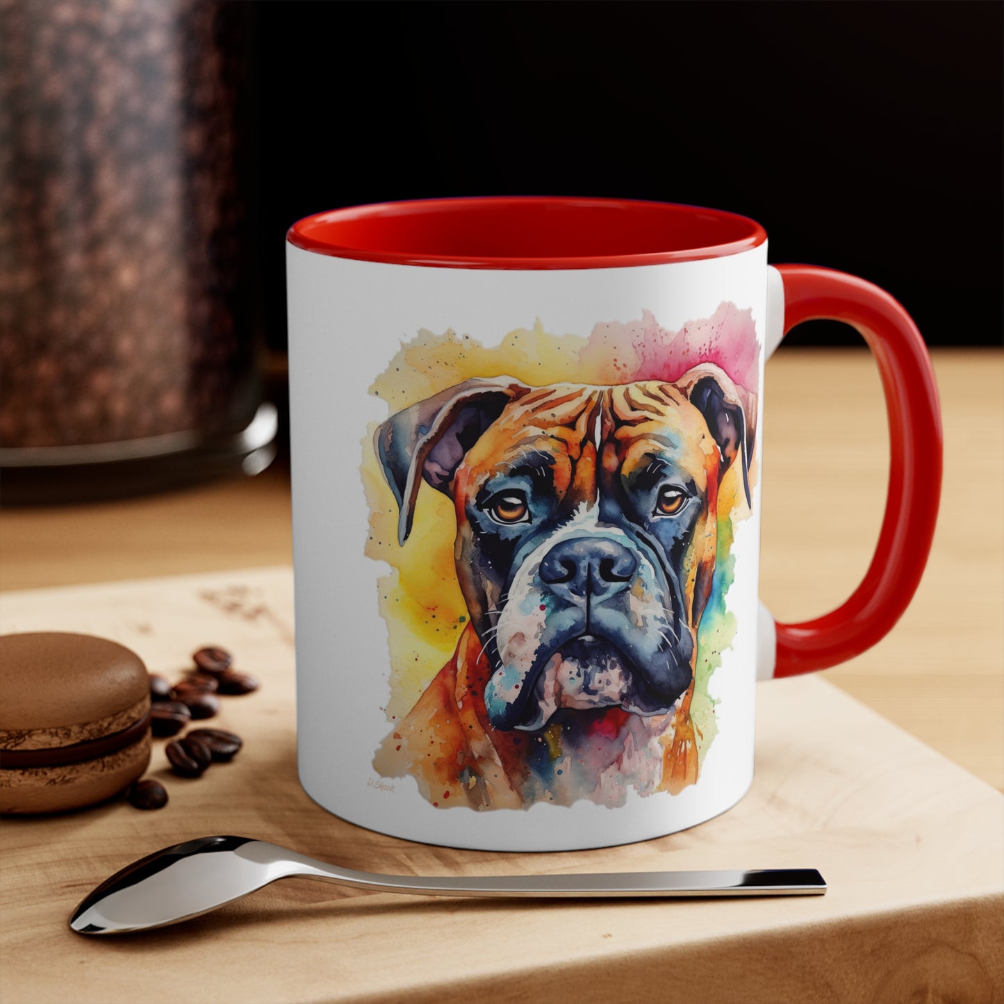 Boxer 1 Accent Mugs