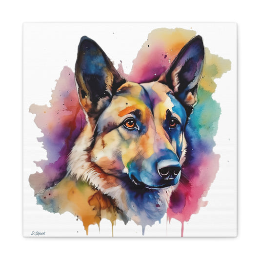 German Sheppard 3B Canvas Gallery Wraps