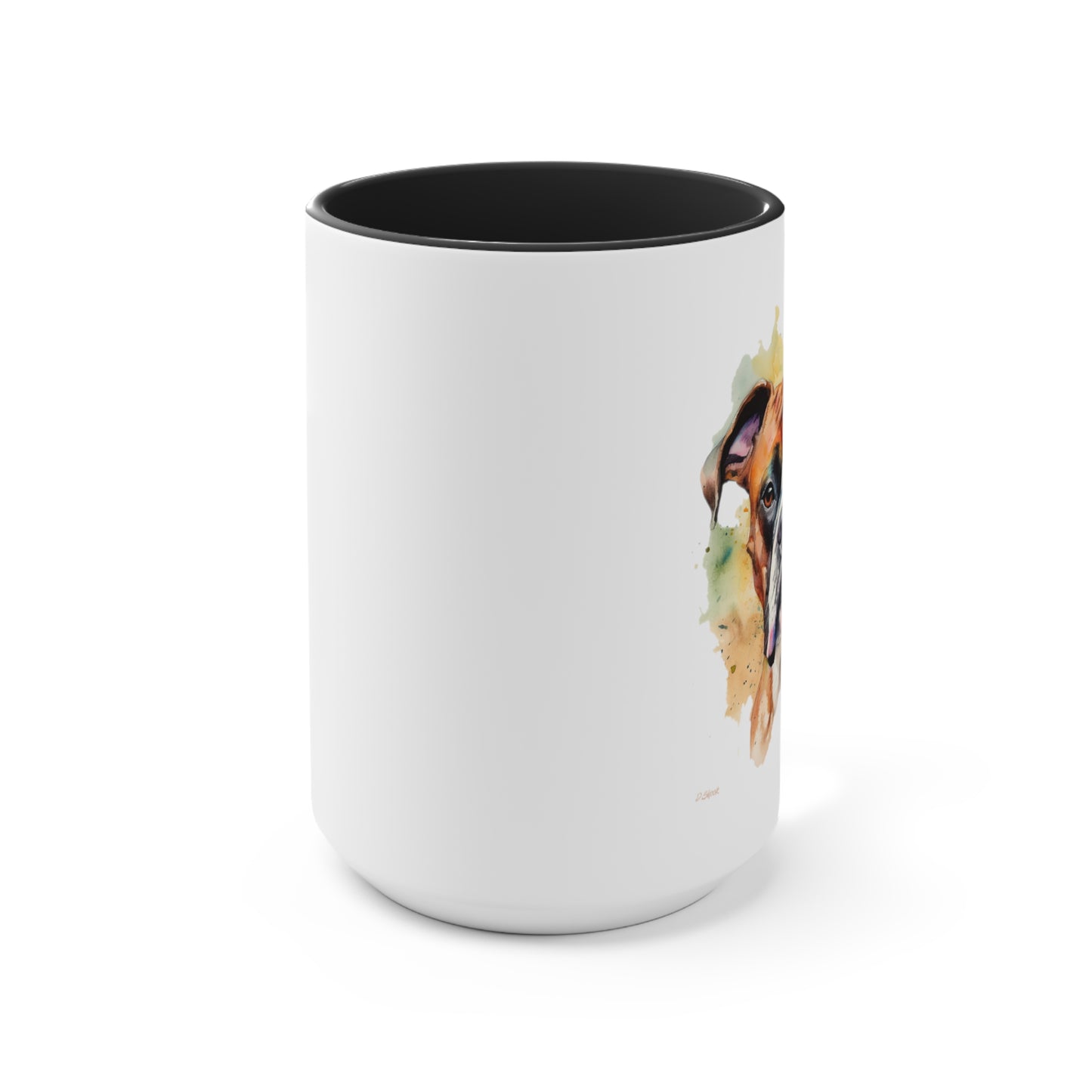 Boxer 2 Accent Mugs
