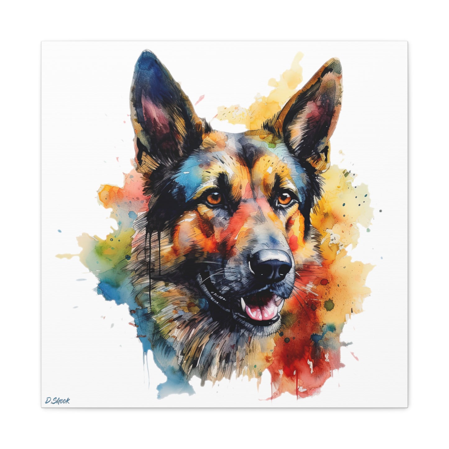 German Sheppard 2 Canvas Gallery Wraps