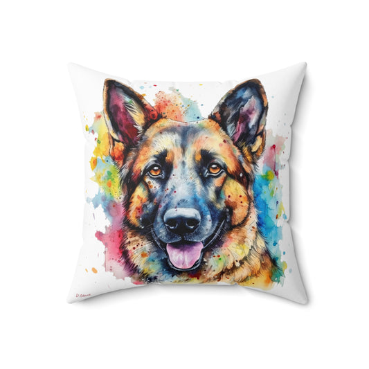 German Sheppard 1 Spun Polyester Square Pillow