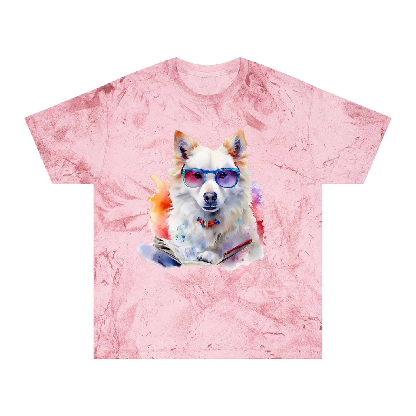 American Eskimo Dog 4 Unisex Color Blast T-Shirt