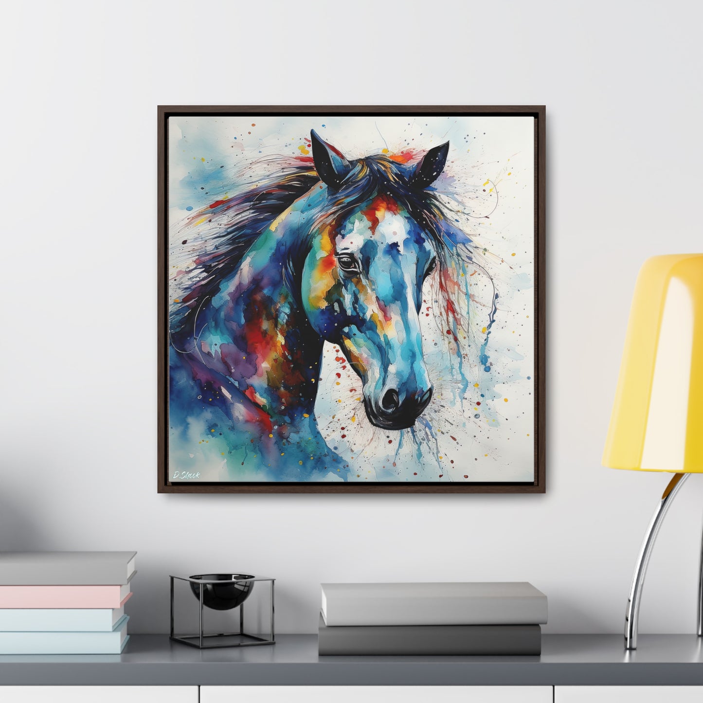 Wild Horse Gallery Canvas Wraps, Square Frame