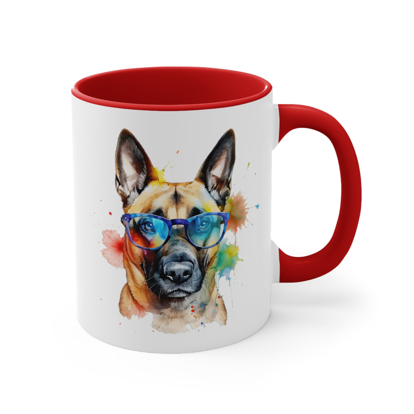 Belgium Malinois 6 Accent Mugs