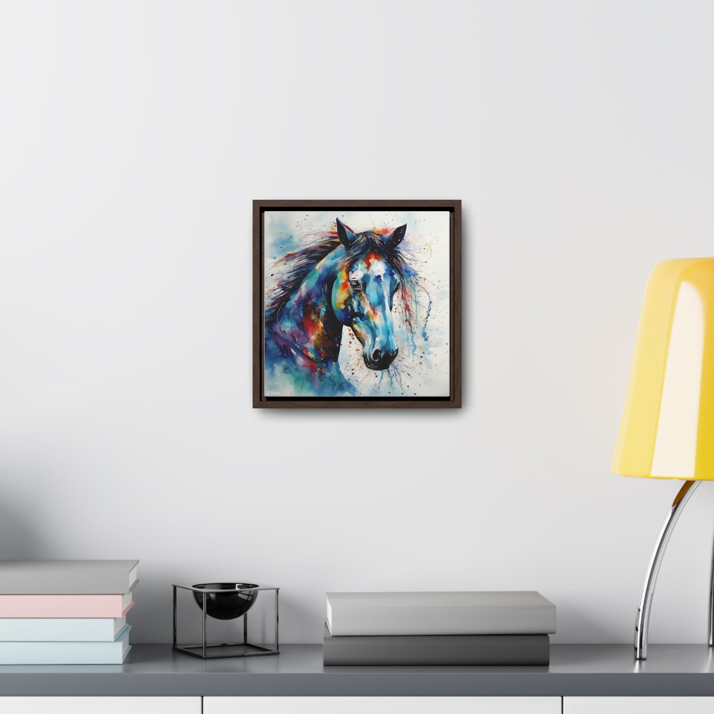 Wild Horse Gallery Canvas Wraps, Square Frame