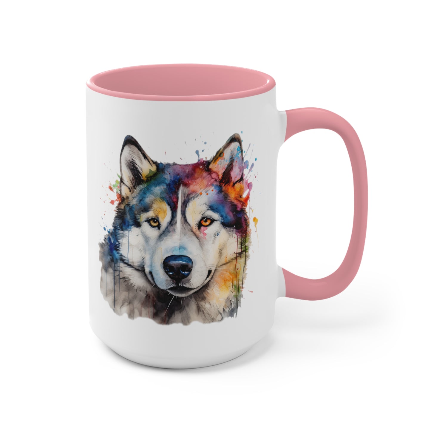 Alaskan Malamute 3 Accent Mugs