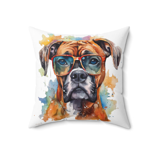 Boxer 4 Spun Polyester Square Pillow