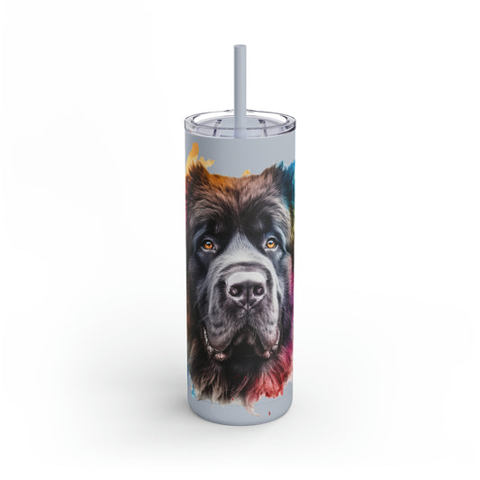 Newfoundland Dog 3 Maars Maker Skinny Matte Tumbler, 20oz