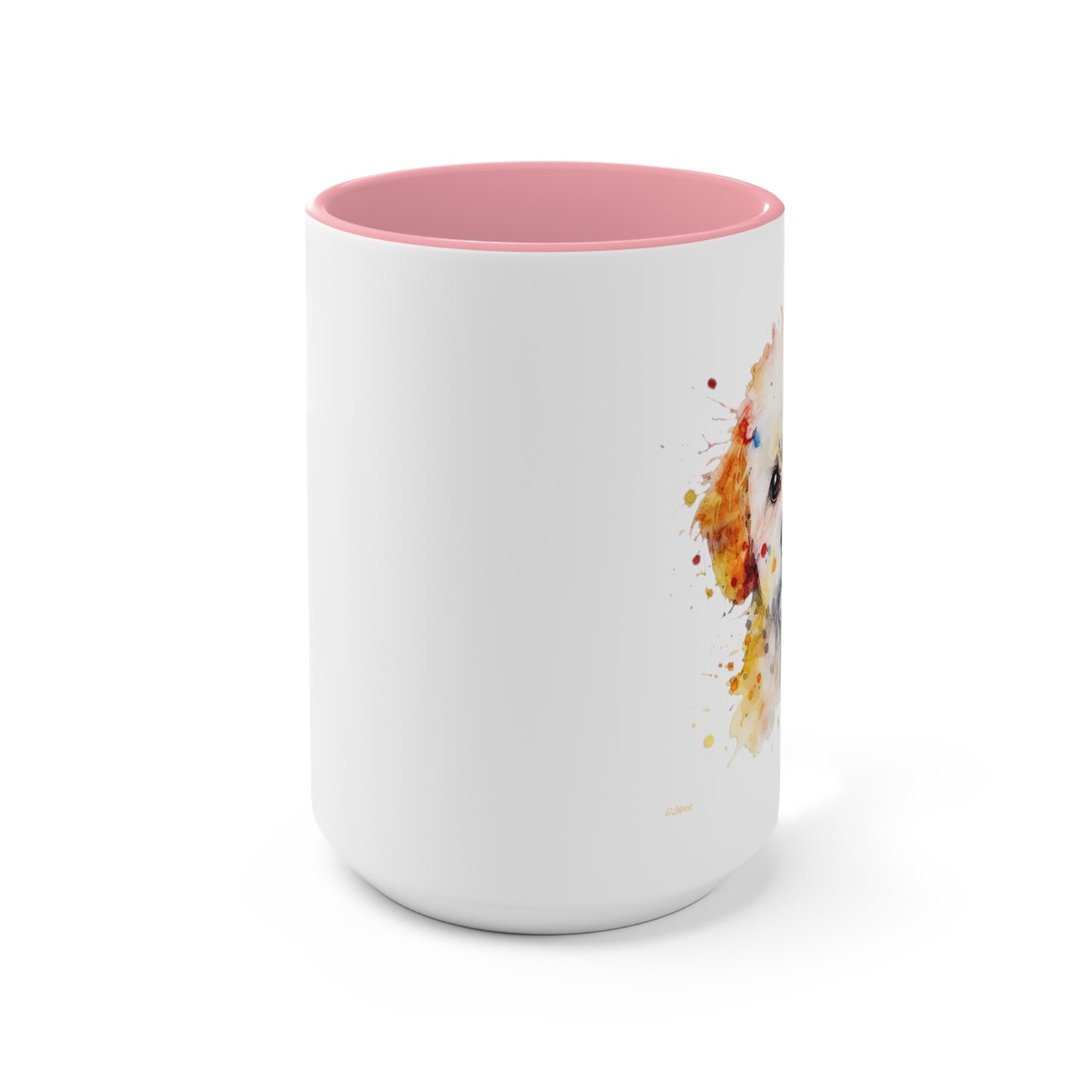 Bichon Frise 2 Accent Mugs