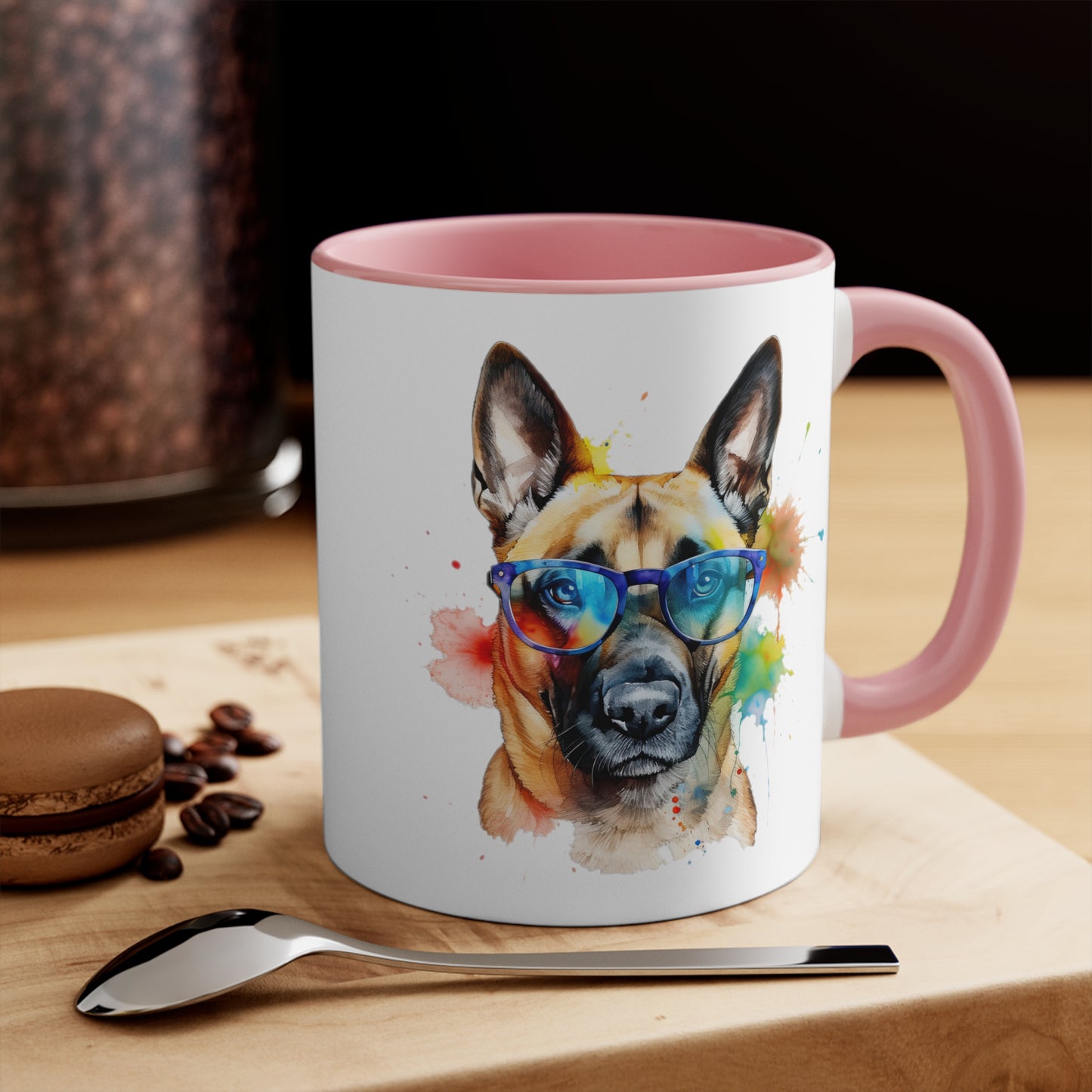 Belgium Malinois 6 Accent Mugs