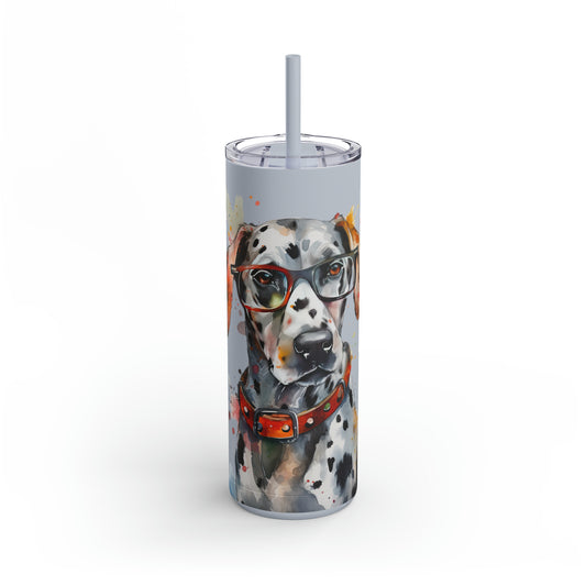 Dalmatian 3 Maars Maker Skinny Matte Tumbler, 20oz