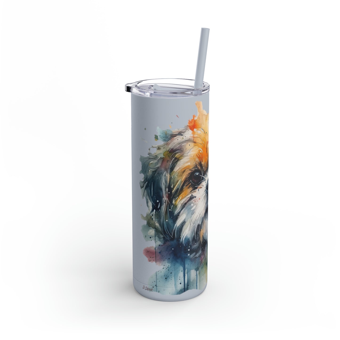 Shih Tzu 3 Maars Maker Skinny Matte Tumbler, 20oz