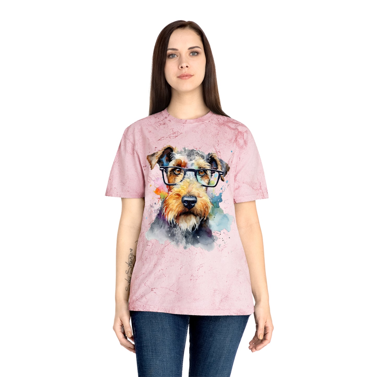 Airedale Terrier 7 Unisex Color Blast T-Shirt