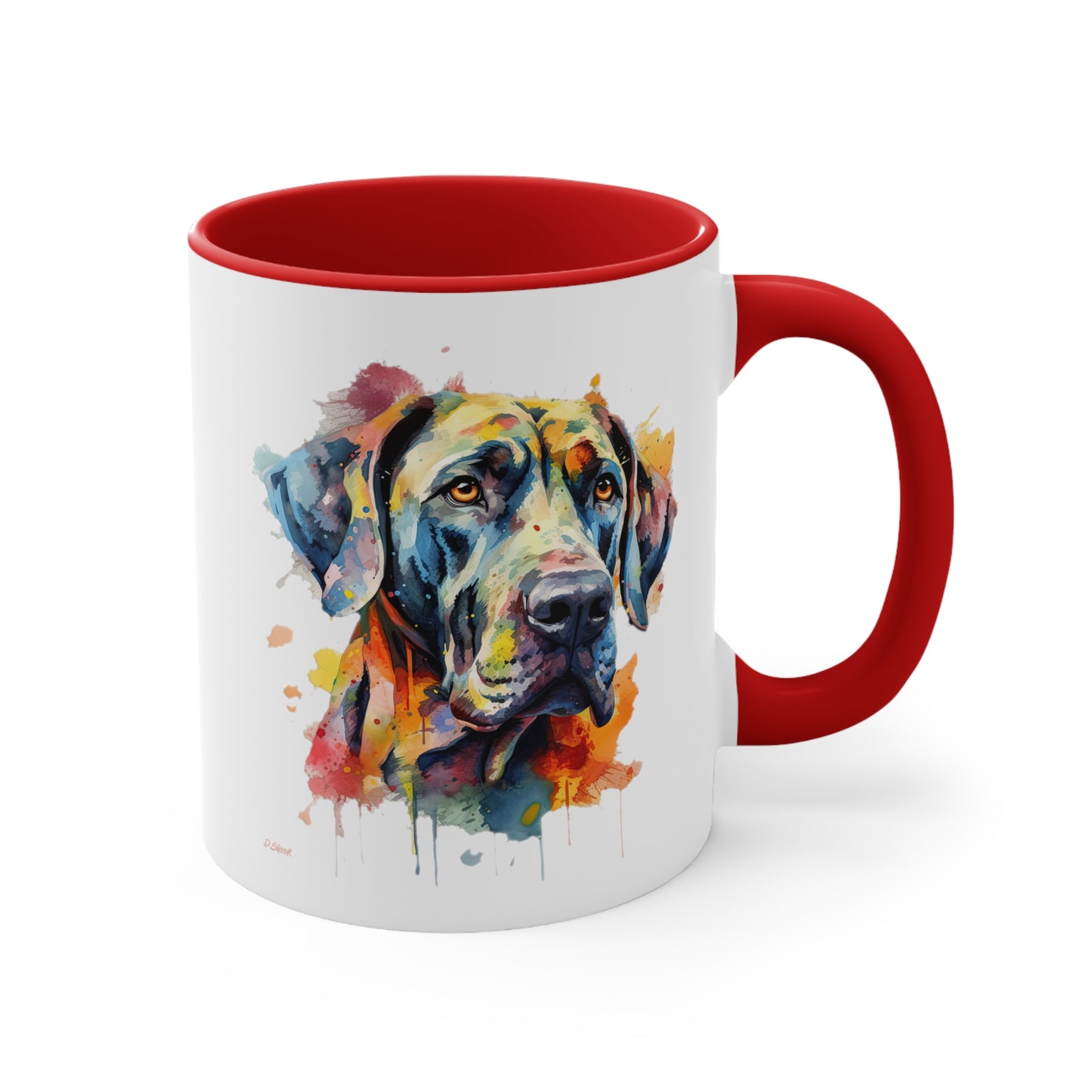 Great Dane 3 Accent Mugs