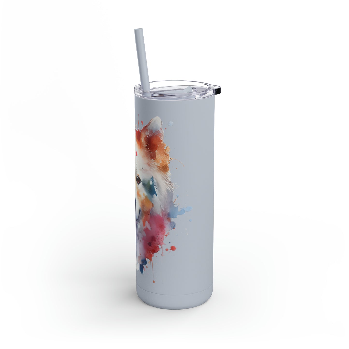 American Eskimo Dog 1 Maars Maker Skinny Matte Tumbler, 20oz