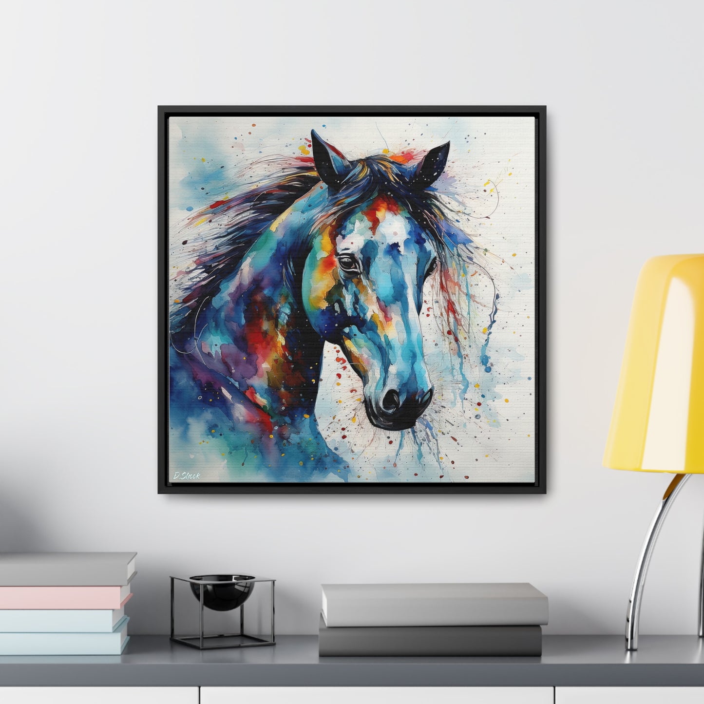 Wild Horse Gallery Canvas Wraps, Square Frame
