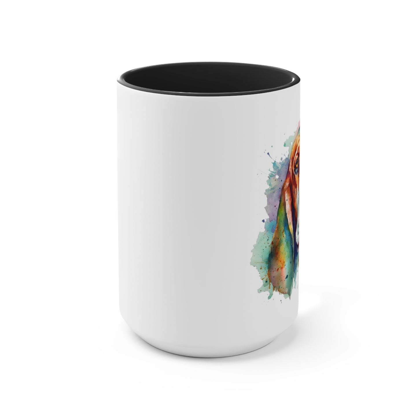 Basset Hound 1 Accent Mugs
