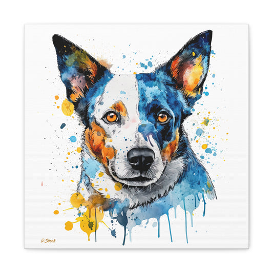 Blue Heeler 2 Canvas Gallery Wraps