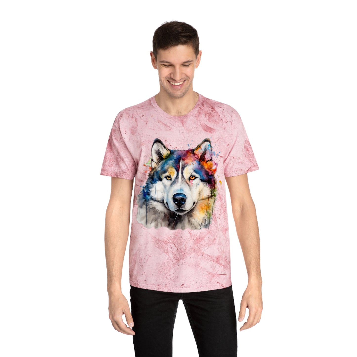 Alaskan Malamute 3 Unisex Color Blast T-Shirt