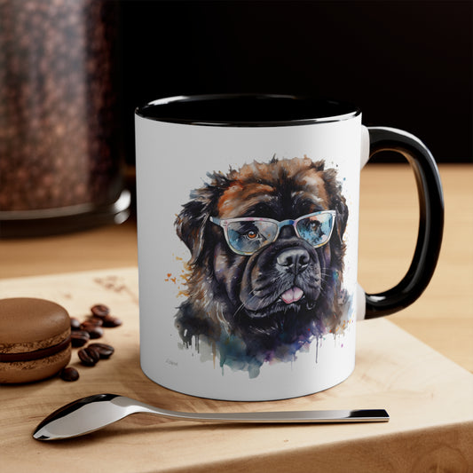 Newfoundland Dog 5 Accent Mugs