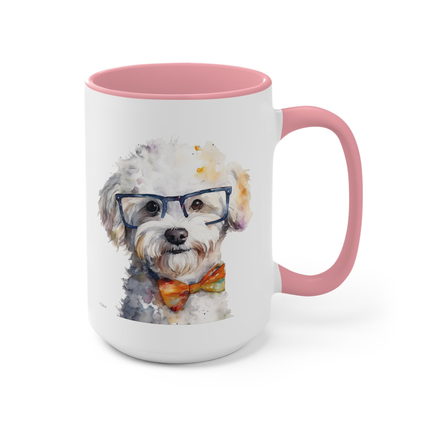 Bichon Frise 4 Accent Mugs