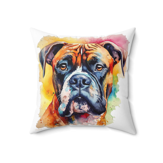 Boxer 1 Spun Polyester Square Pillow