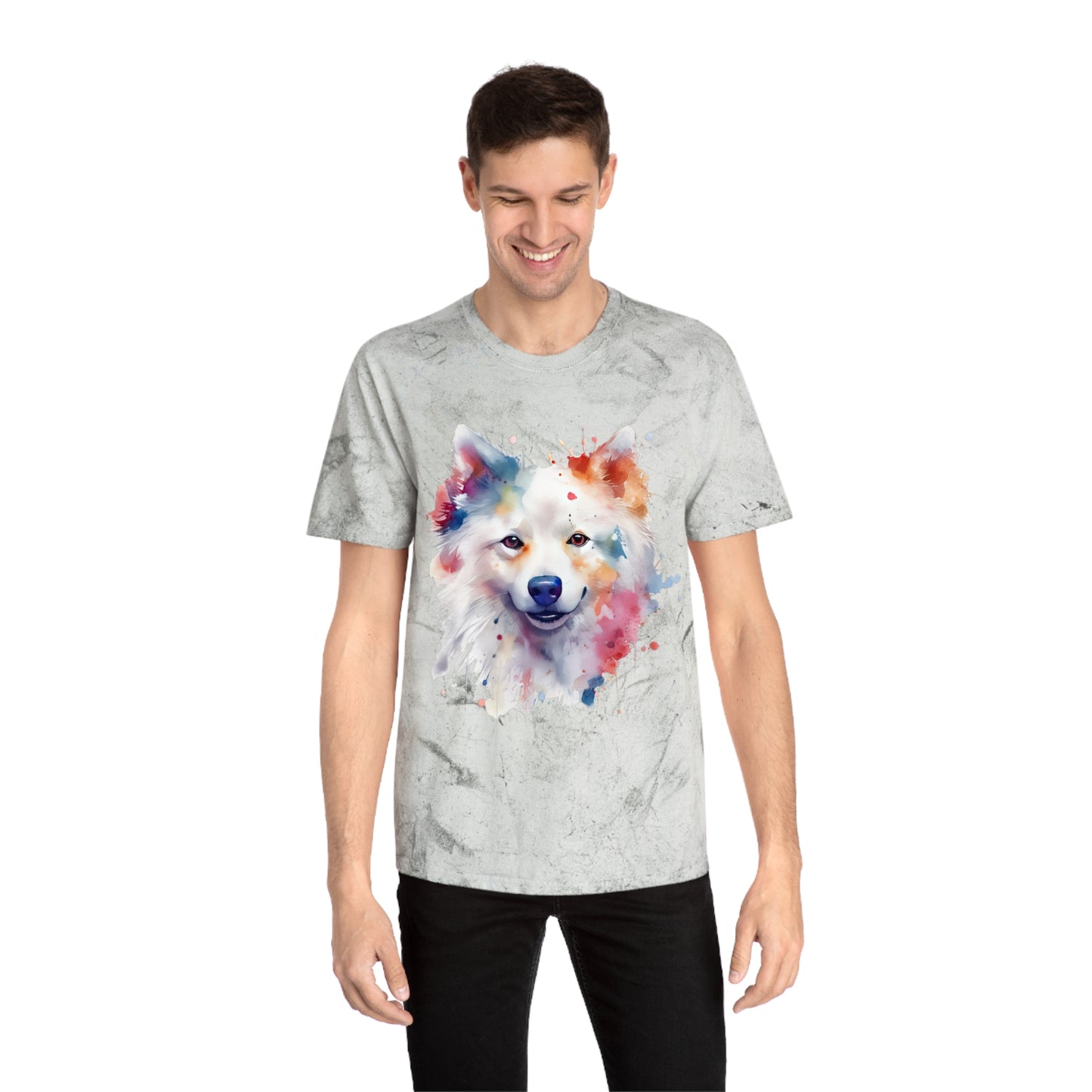 American Eskimo Dog 1 Unisex Color Blast T-Shirt