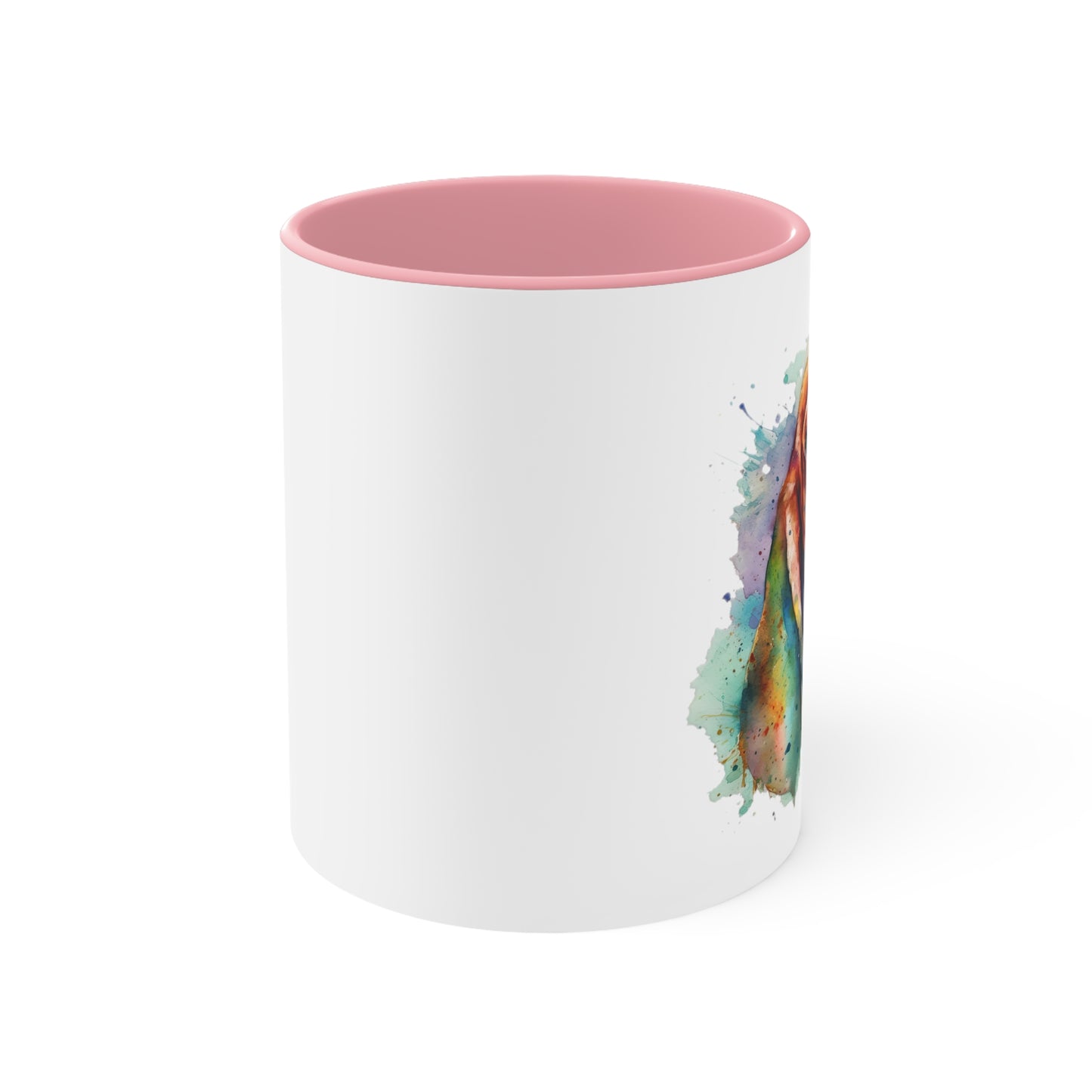 Basset Hound 1 Accent Mugs