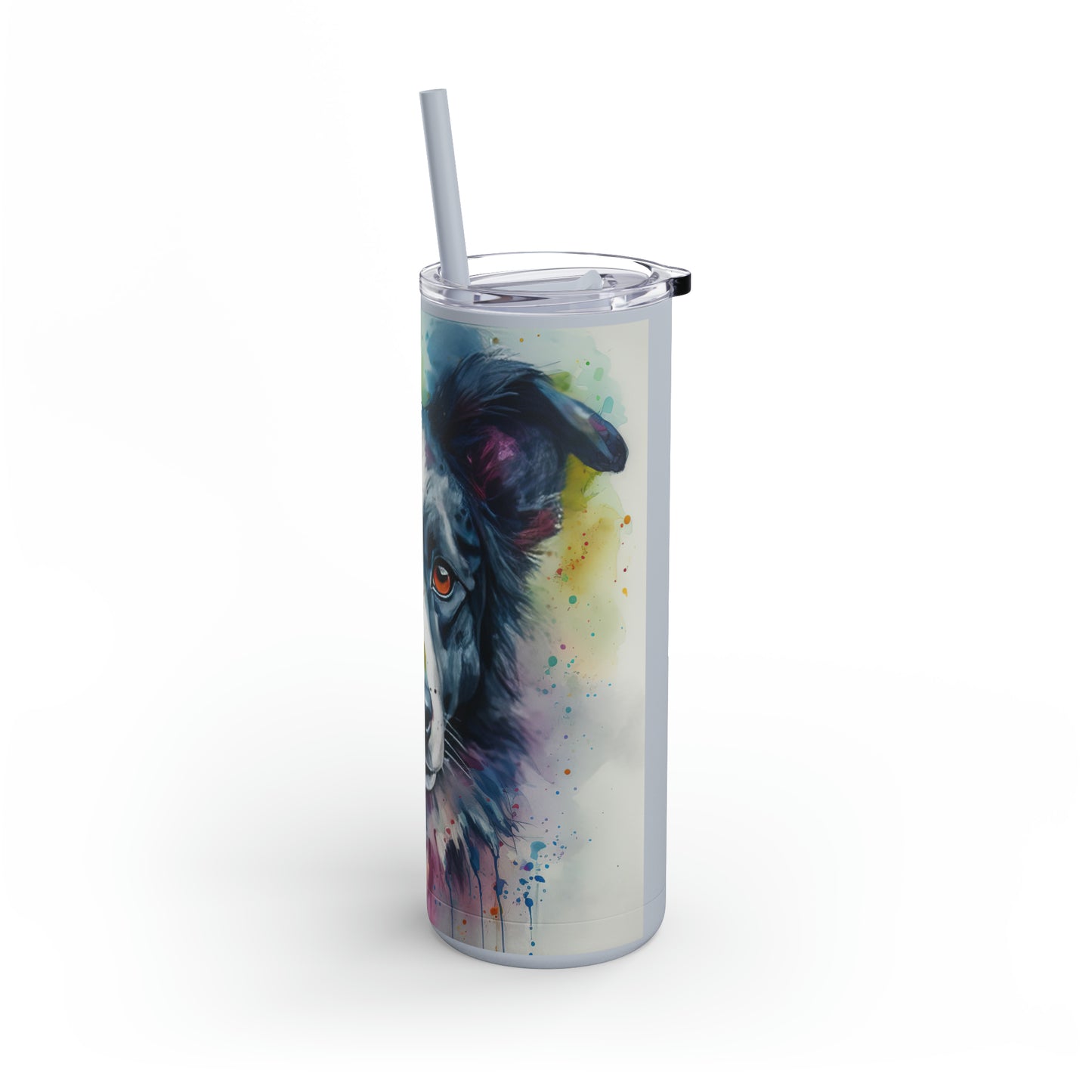 Border Collie 4 Maars Maker Skinny Matte Tumbler, 20oz