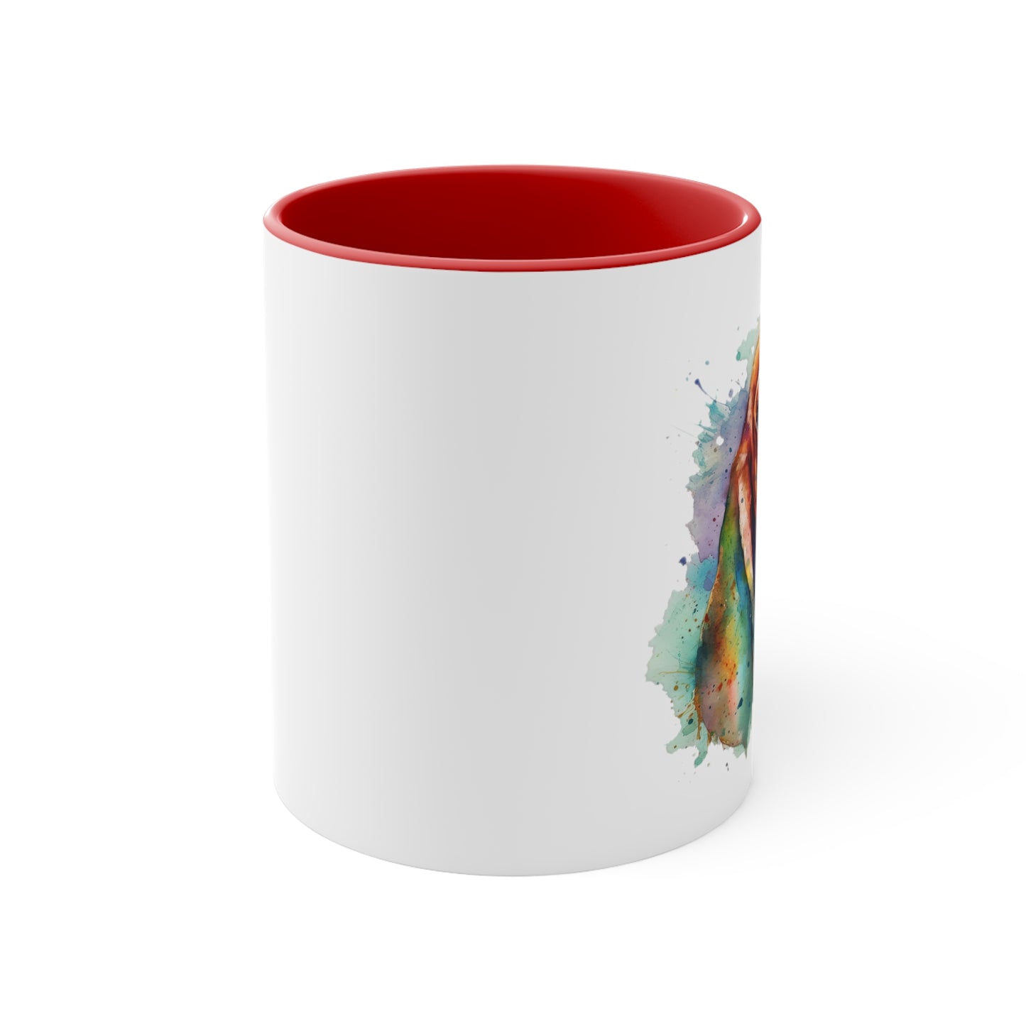 Basset Hound 1 Accent Mugs