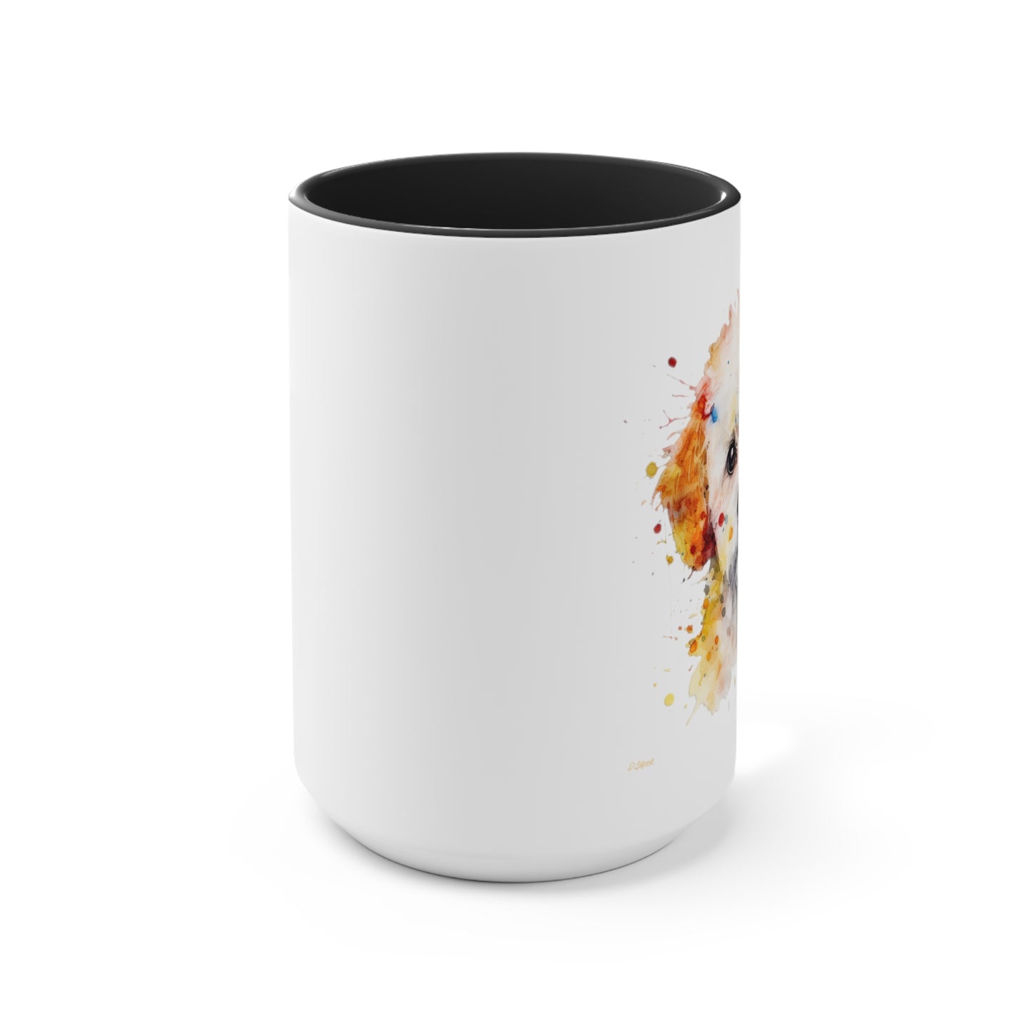 Bichon Frise 2 Accent Mugs