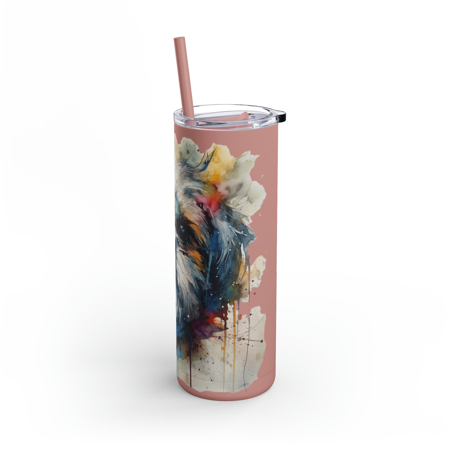 Shih Tzu 3 Maars Maker Skinny Matte Tumbler, 20oz