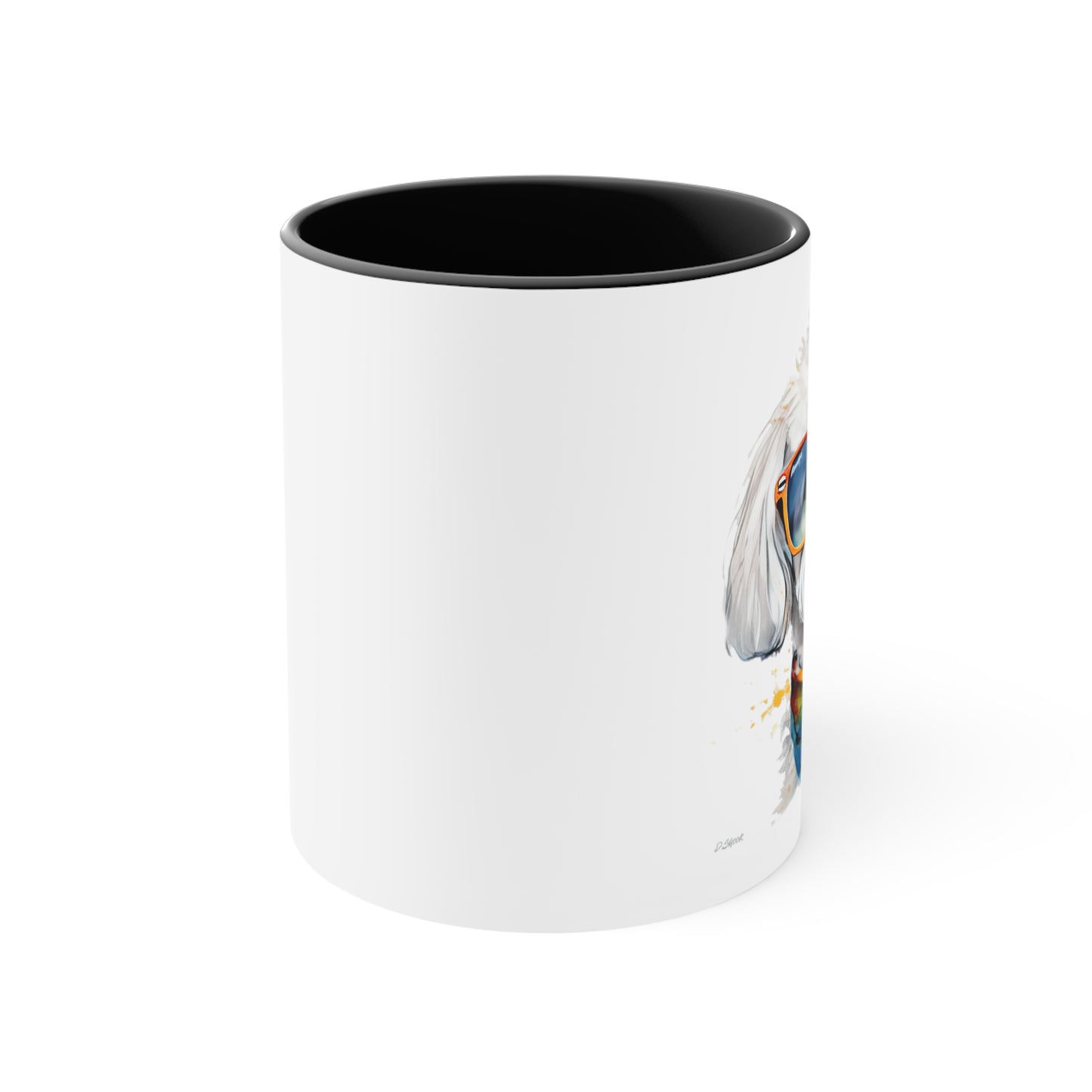 Bichon Frise 5 Accent Mugs