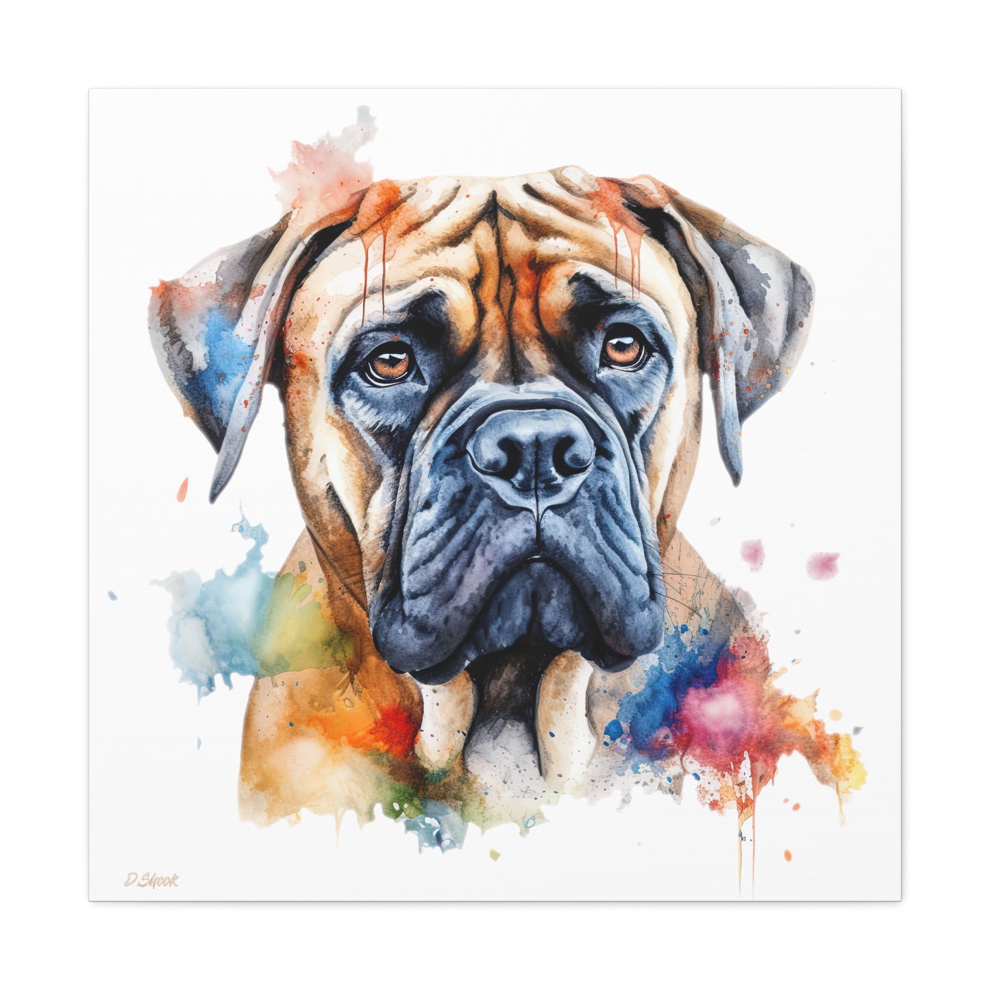 Bullmastiff 2 Canvas Gallery Wraps