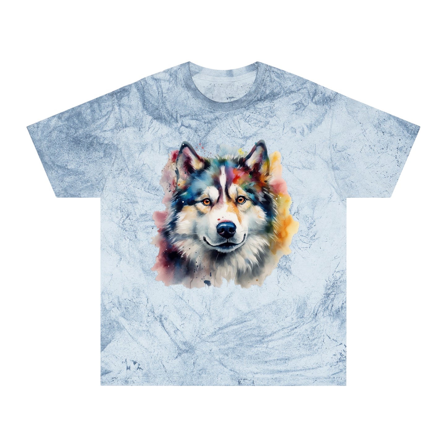 Alaskan Malamute 2 Unisex Color Blast T-Shirt