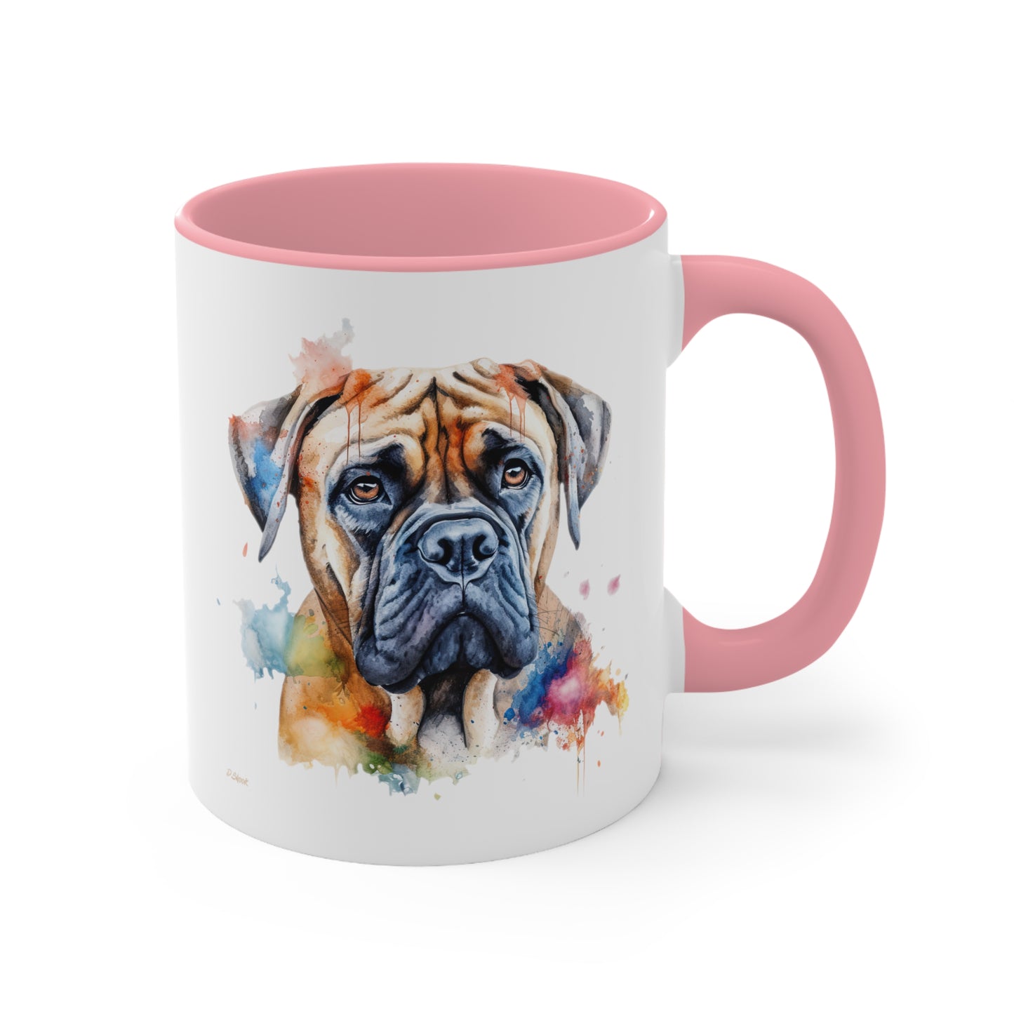 Bullmastiff 2 Accent Mugs