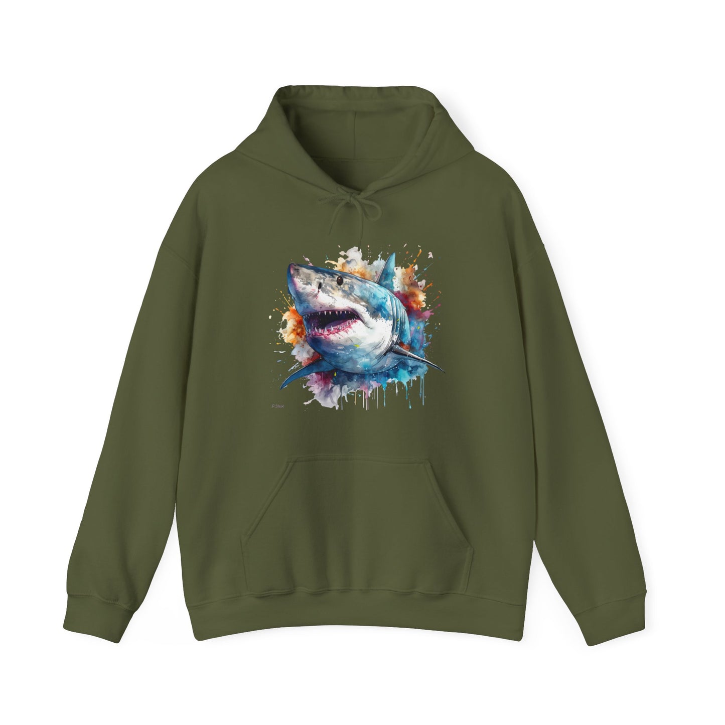 Shark B Unisex Heavy Blend™ Hooded Sweatshirt