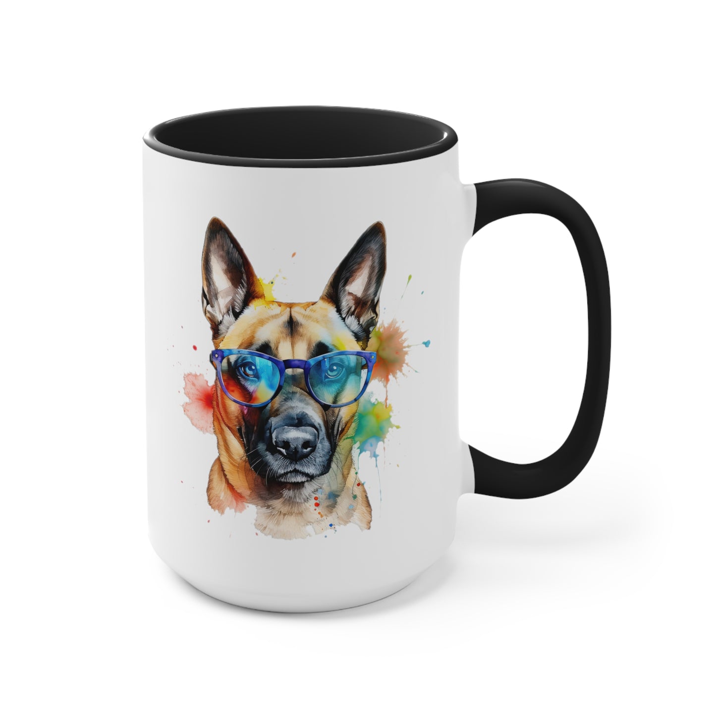 Belgium Malinois 6 Accent Mugs